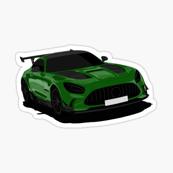 Mercedes AMG GT Black Series Sticker By AUTO ILLUSTRATE Redbubble