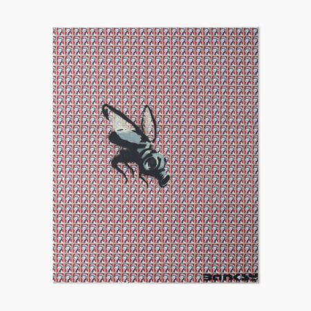 Banksy Mosquito On Stamps Art Board Print For Sale By We Are Banksy