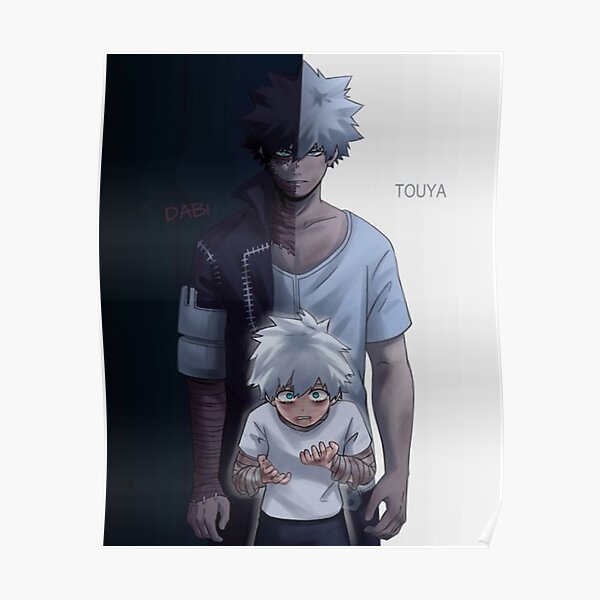 Touya Todoroki Dabi Poster For Sale By Ricon Otaku Redbubble