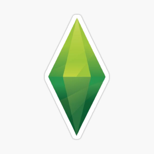 Sims 4 Classic Plumbob Logo Sticker For Sale By Heyitsvern Redbubble