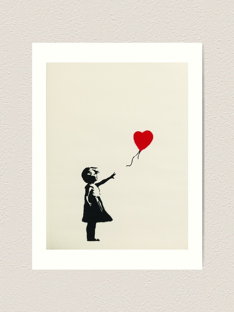 Banksy Girl With Balloon There Is Always Hope Art Print By We Are