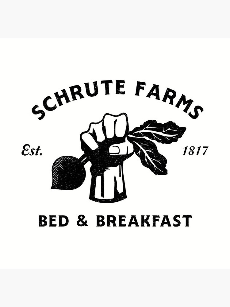 Schrute Farms The Office Dwight Schrute Logo Photographic Print