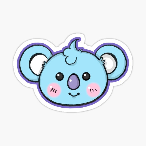 Bt Baby Koya Sticker For Sale By Seapistachios Redbubble