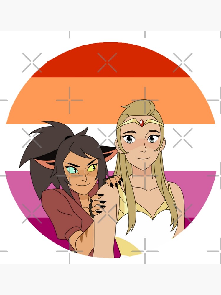Future Catradora She Ra Lesbian Flag SPOP Poster By Queerwriter Redbubble
