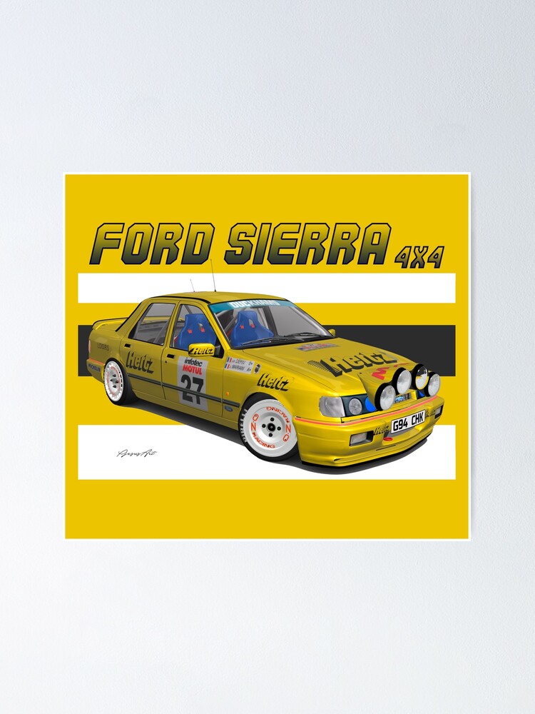 GrA Ford Sierra Sapphire RS Cosworth 4X4 Poster By Pjesusartrb