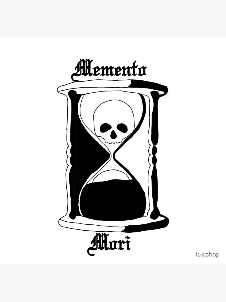 Momento Mori Unus Annus Skull Hourglass Time S Up Poster For Sale By