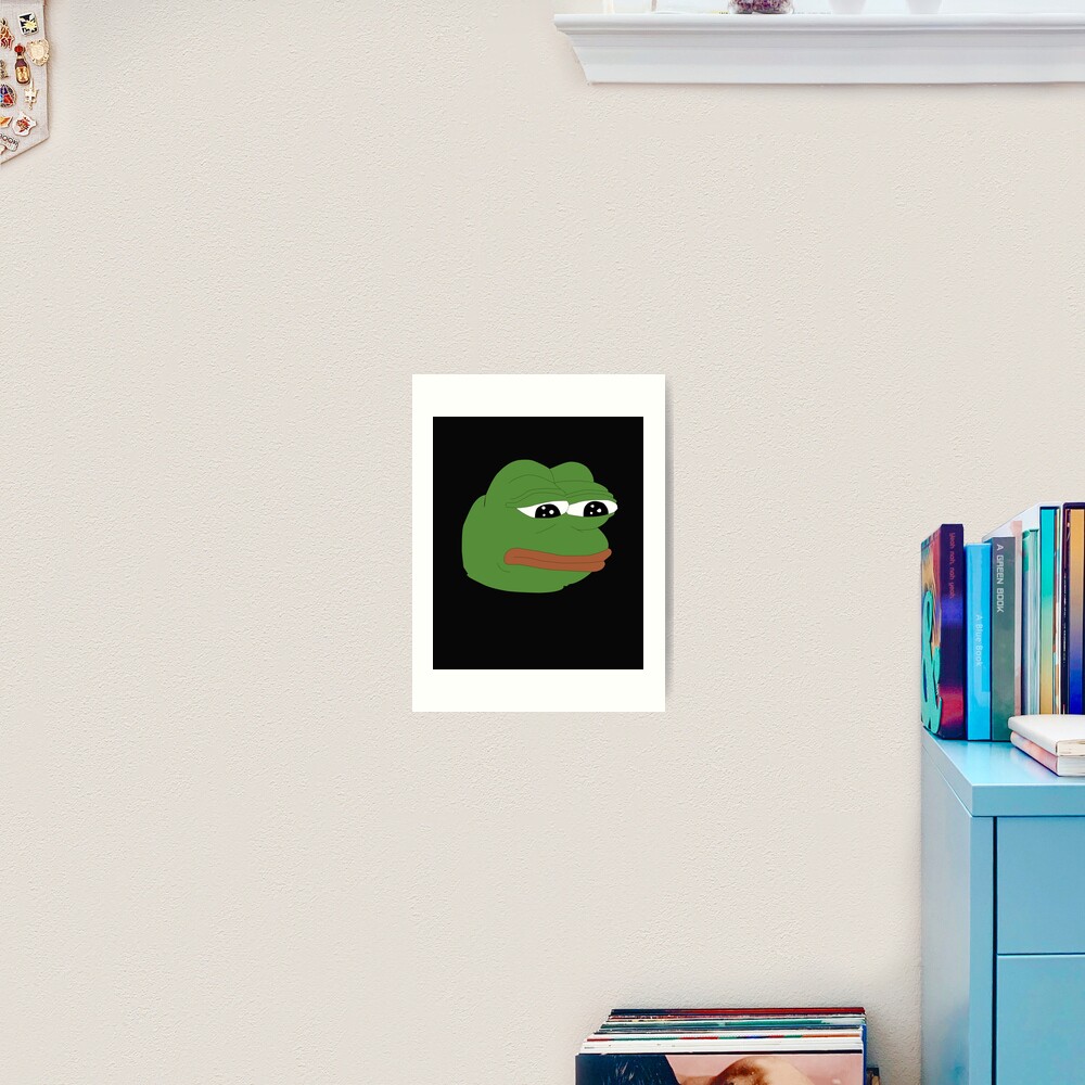 Peepo Hypers Twitch Emote Art Print For Sale By Mostaphagada Redbubble