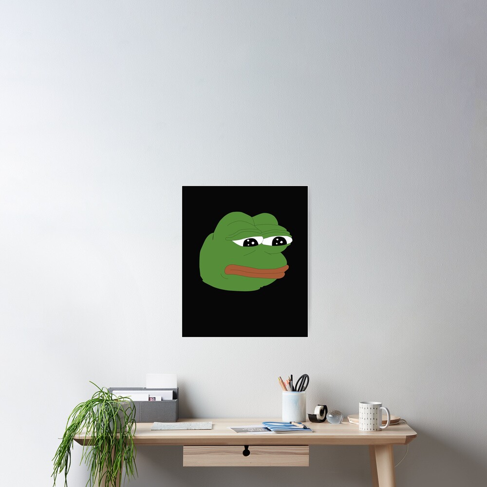 Peepo HYPERS Twitch Emote Poster By Mostaphagada Redbubble