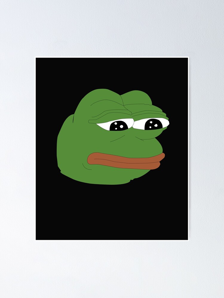 Peepo Hypers Twitch Emote Poster By Mostaphagada Redbubble