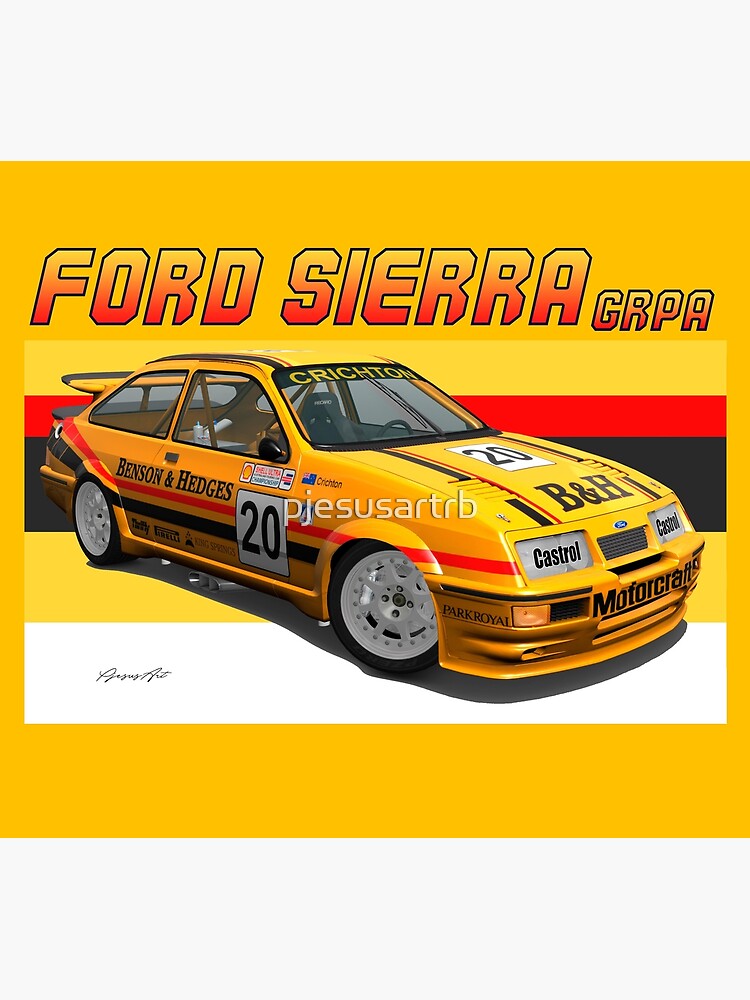 Gra Ford Sierra Rs Cosworth Poster For Sale By Pjesusartrb Redbubble