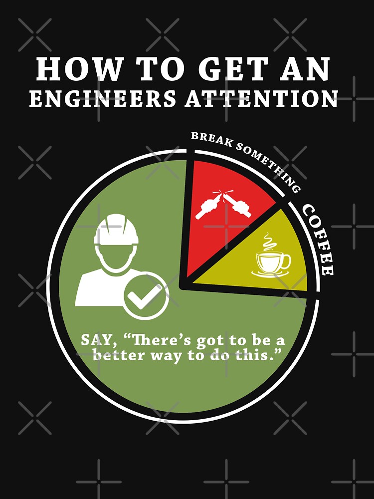 How To Get An Engineers Attention Funny Engineer Engineering Gift T