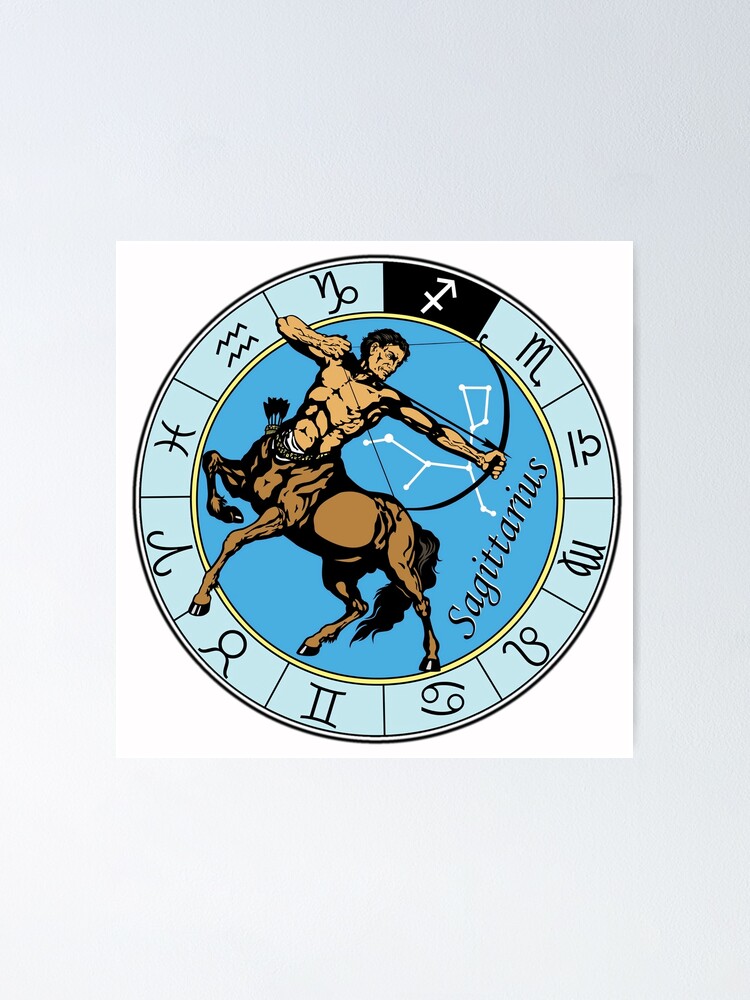 A Zodiac Sign Sagittarius Centaur Archer Astrological Zodiac