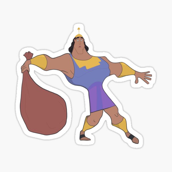 Kronk Emperors New Groove Sneak Sticker For Sale By Nomeremortal