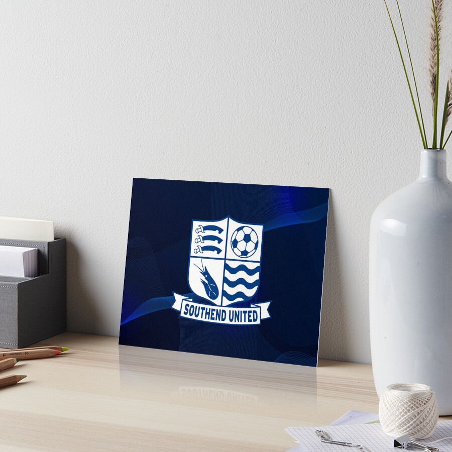 Southend United FC Art Board Print By Gogetatme Redbubble