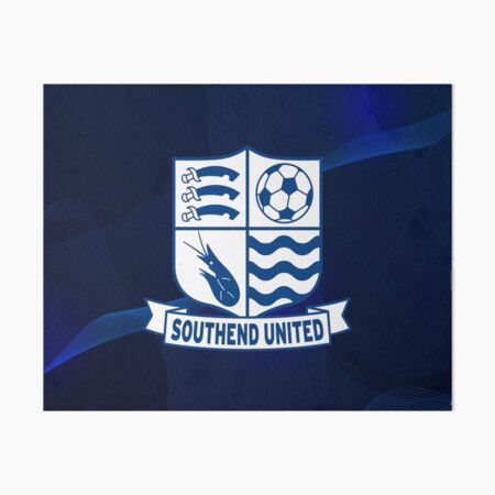 Southend United FC Art Board Print By Gogetatme Redbubble