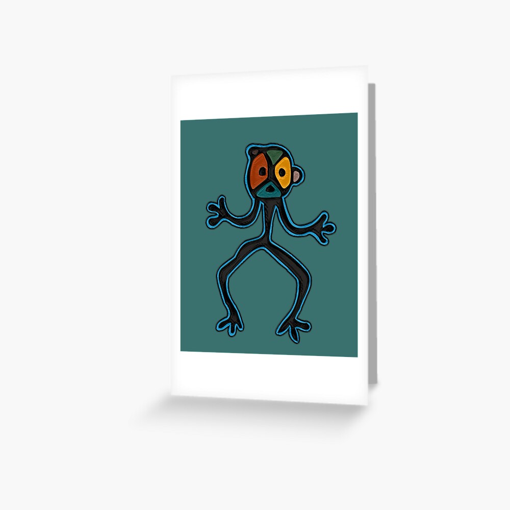 Ta No Urayo Cacique Symbol Color Greeting Card For Sale By Liamaris