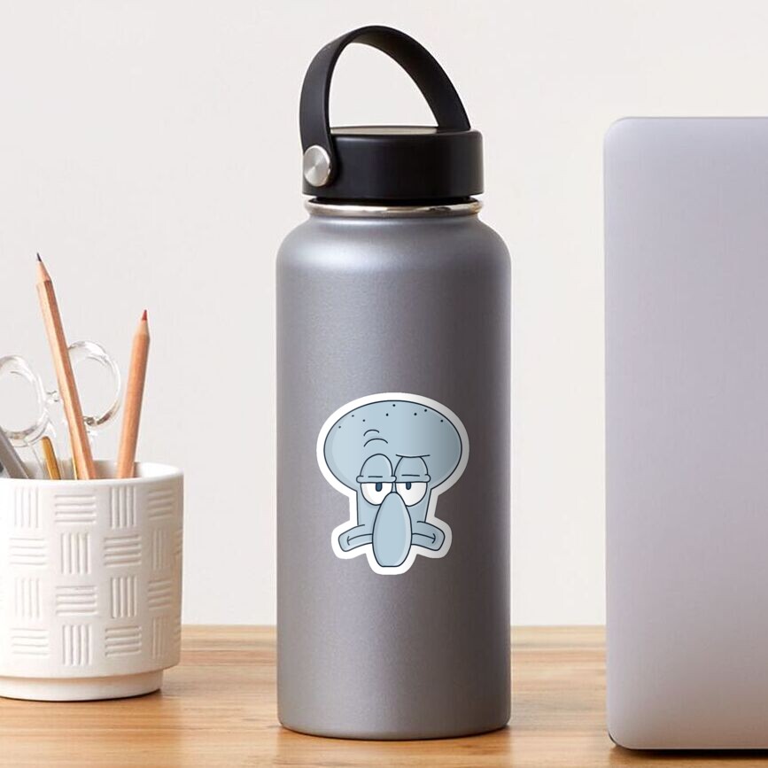 Squidward Sticker For Sale By Srdesigns Redbubble