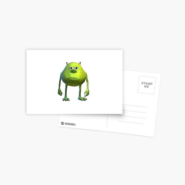 Mike Wazowski Meme Postcard For Sale By Kativan Redbubble