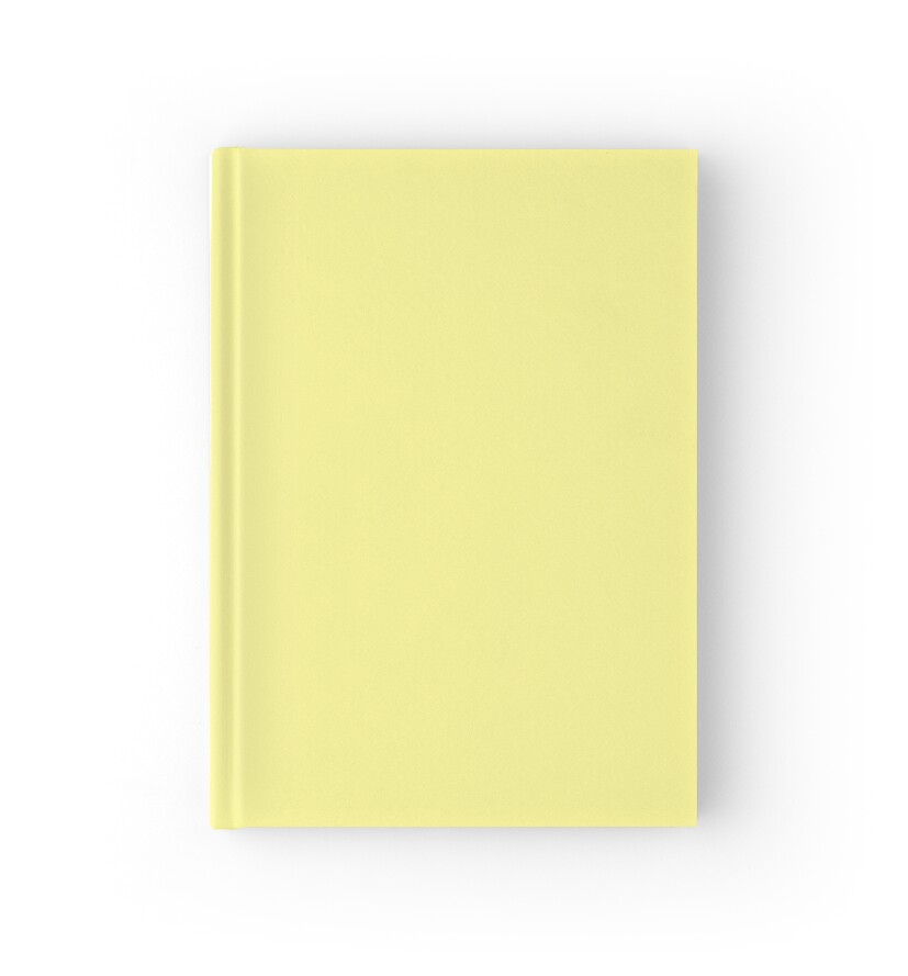 "Pastel yellow notebook" Hardcover Journals by wysmatt Redbubble