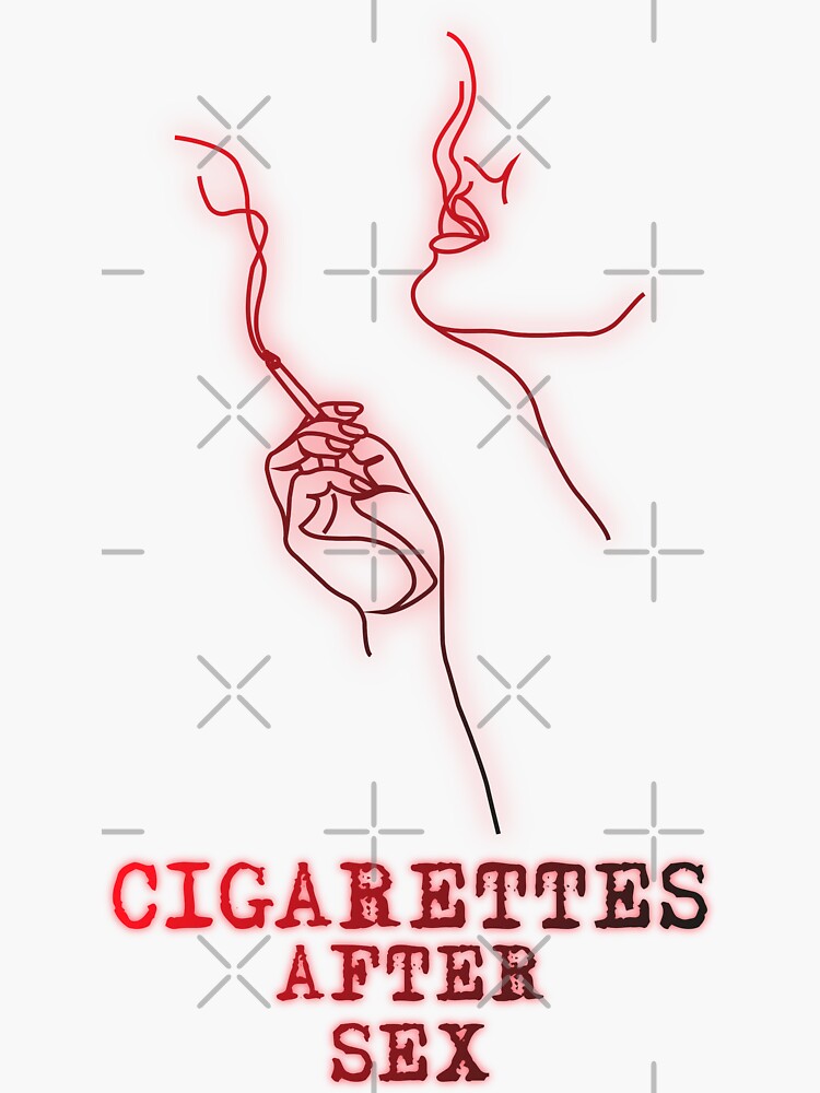 Cigarettes After Sex Poster Sticker For Sale By Vishalnair Redbubble