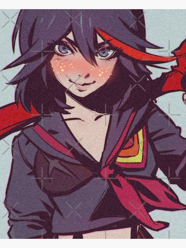 Ryuko Matoi Sparkles Sticker For Sale By Killlakill Redbubble