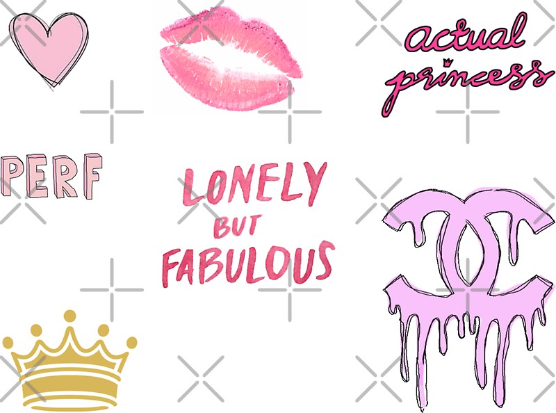 Girly Stickers Redbubble