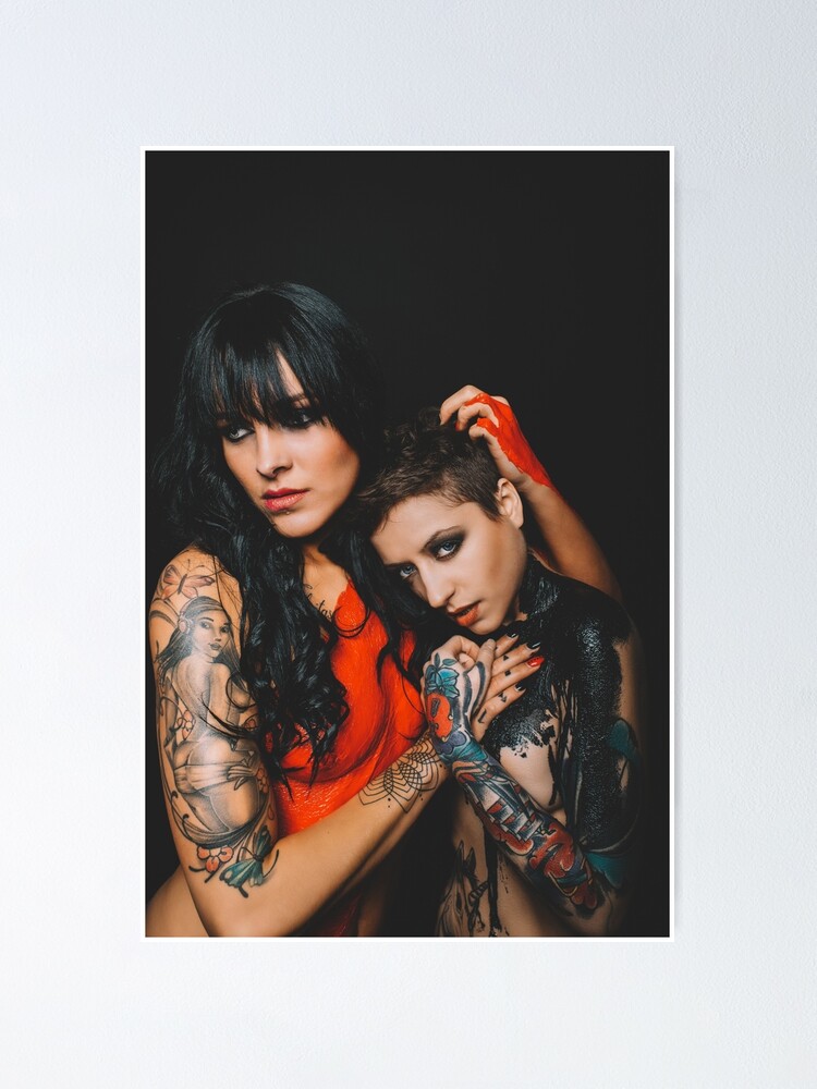 Latex Tattoo Nude Poster For Sale By Ms Photographie Redbubble