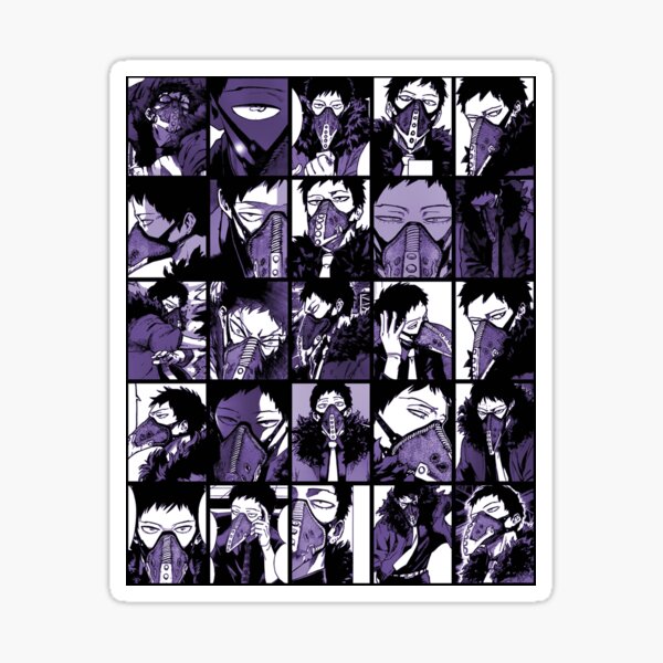 Overhaul Bnha Collage Color Version Sticker For Sale By Angellinx