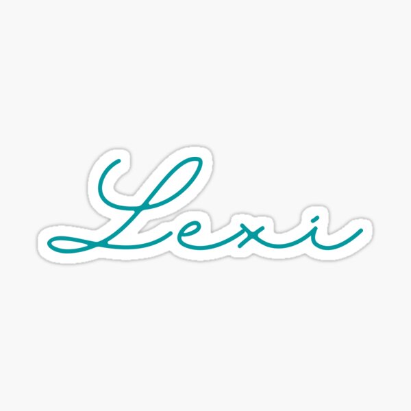 Lexi Stickers Sticker For Sale By Aki Aks Redbubble