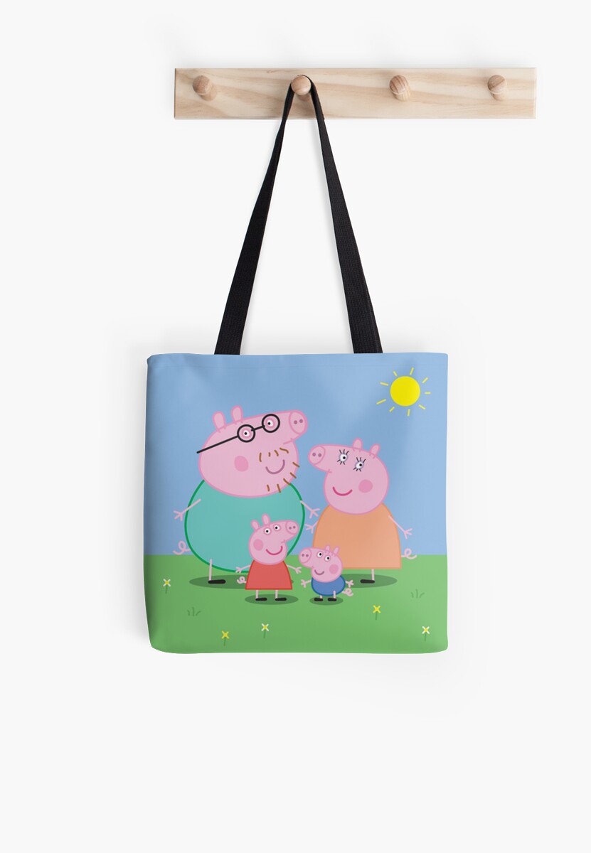 "peppa pig" Tote Bags by Imeggj Redbubble