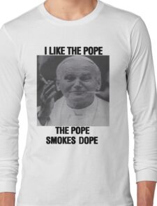 pope smokes dope t shirt