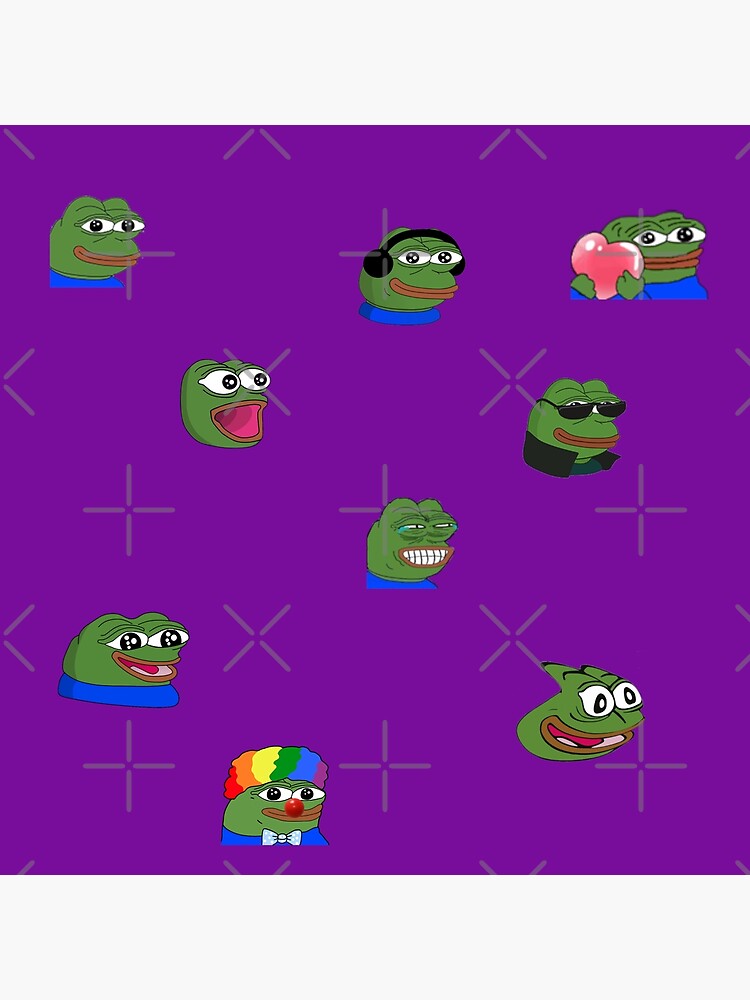 Peepo Emote Poster By Mrlazypl Redbubble