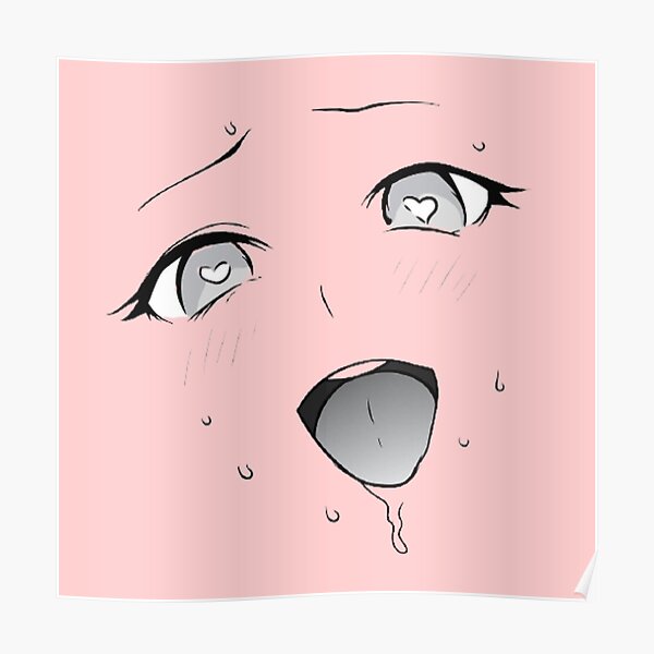 Ahegao Eyes Posters Redbubble