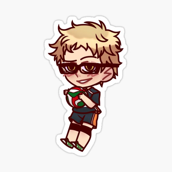 Tsukishima Kei Sticker By Nyamaguchis Redbubble