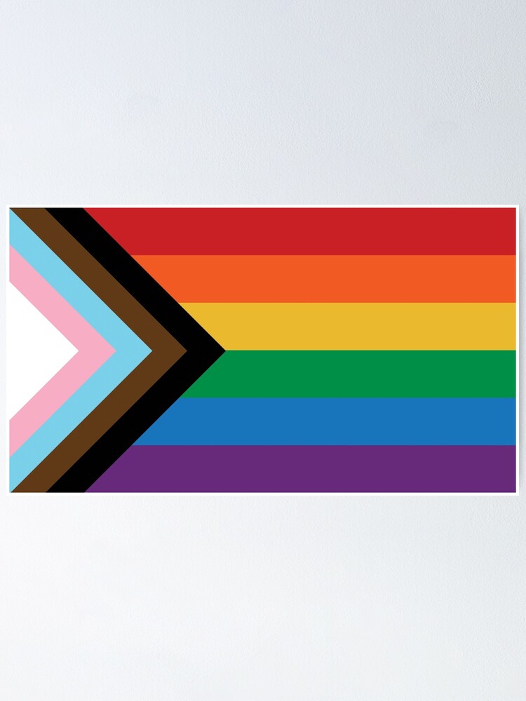 Progress Pride Flag LGBTQ BIPOC Inclusive Queer Gay Pride Flag