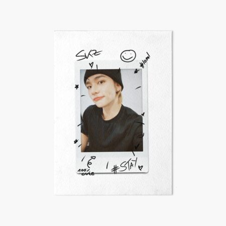 Hyunjin Sticker Art Board Print For Sale By Marisaurban Redbubble