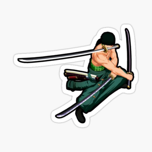 Roronoa Zoro Stickers Sticker For Sale By Asumasan Redbubble