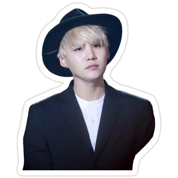 Suga Min Yoongi Of Bts Stickers By Alex Redbubble