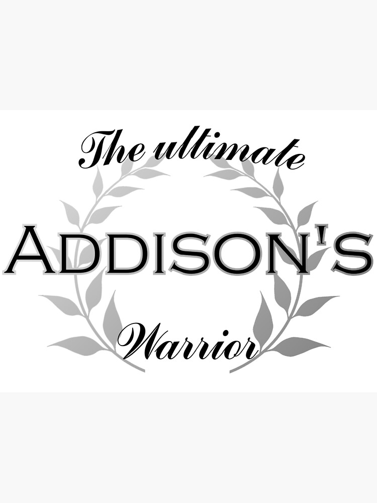 Ultimate Addison S Disease Warrior Art Print By AheadSolutions