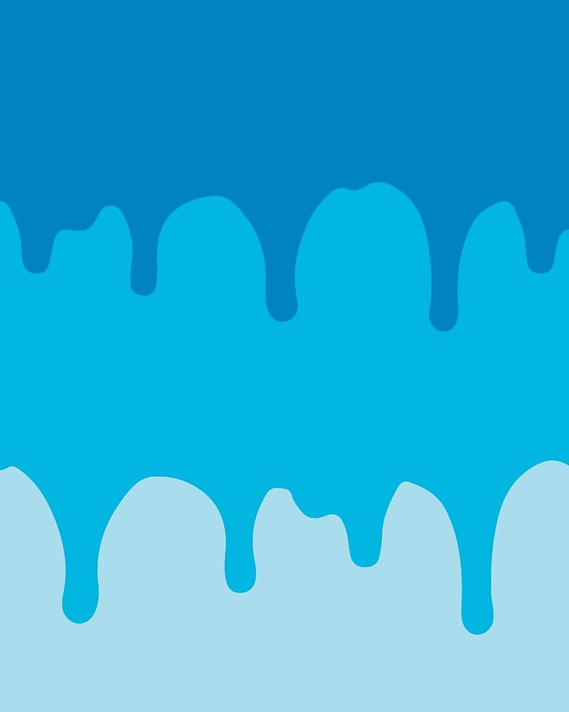 "Dripping Blue" by Lucy Lier Redbubble
