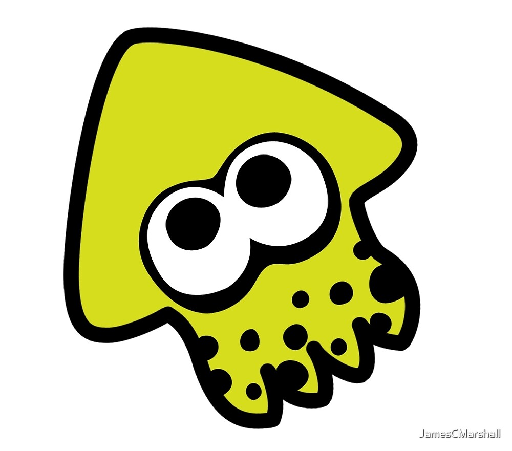 "splatoon squid" by JamesCMarshall Redbubble