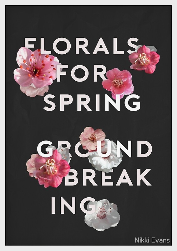 ""Florals? For spring? Groundbreaking."" Framed Prints by Nikki Evans