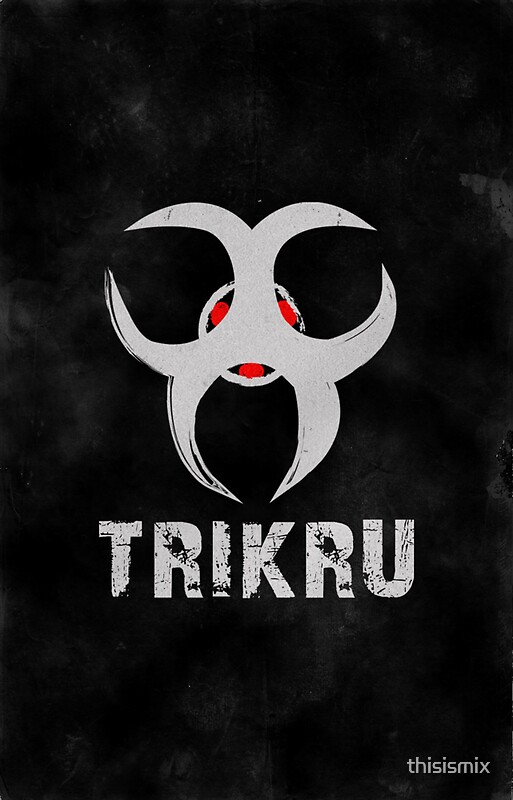 “The 100 Trikru Symbol [Black]” Stickers by thisismix | Redbubble