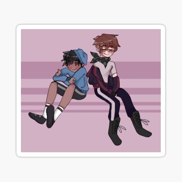 Skeppy And Badboyhalo Sticker For Sale By Tooken Redbubble