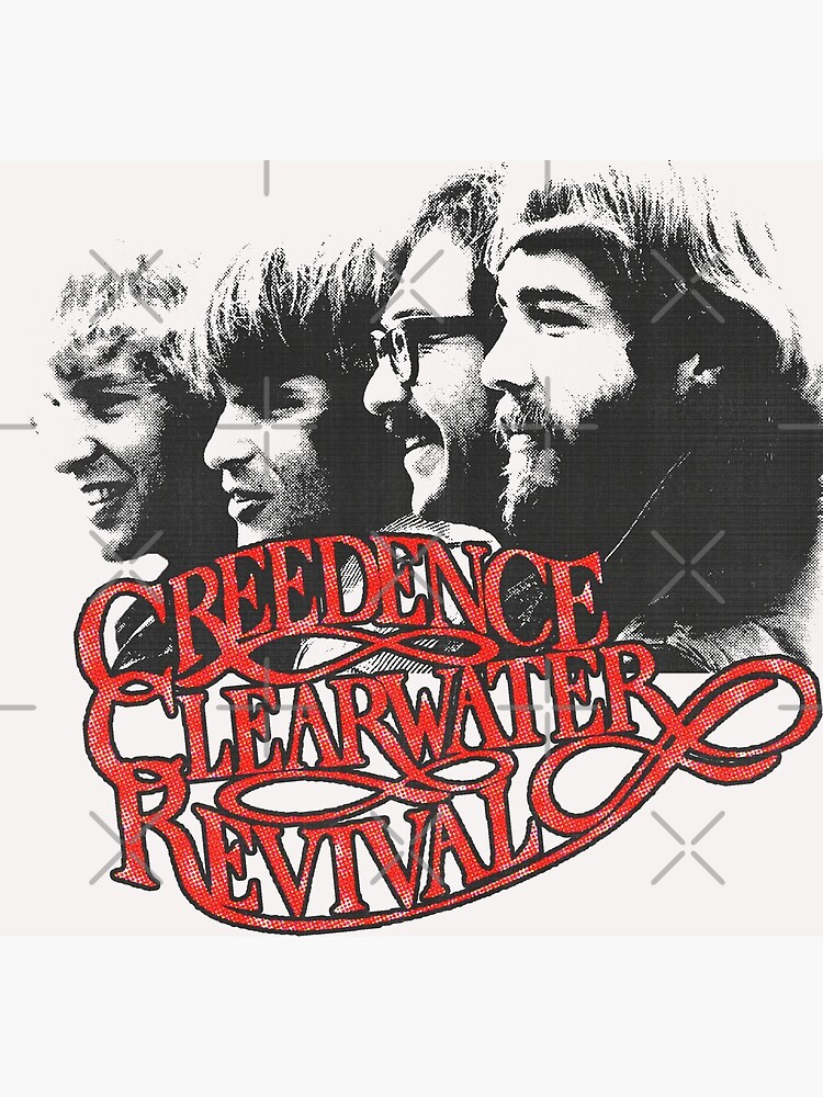 Creedence Clearwater Revival Ccr Pro Retro Vintage Looking Rock Tshirt