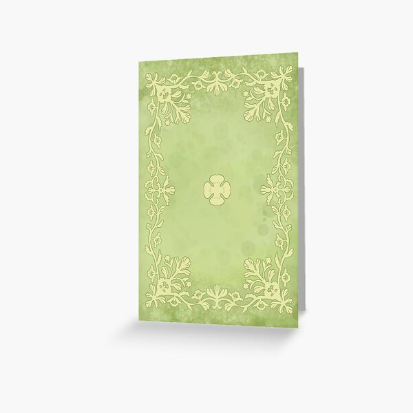 Four Leaf Grimoire Original Greeting Card For Sale By Ebearart