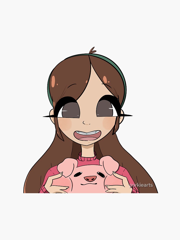 Mabel Waddles Sticker For Sale By Porkiearts Redbubble