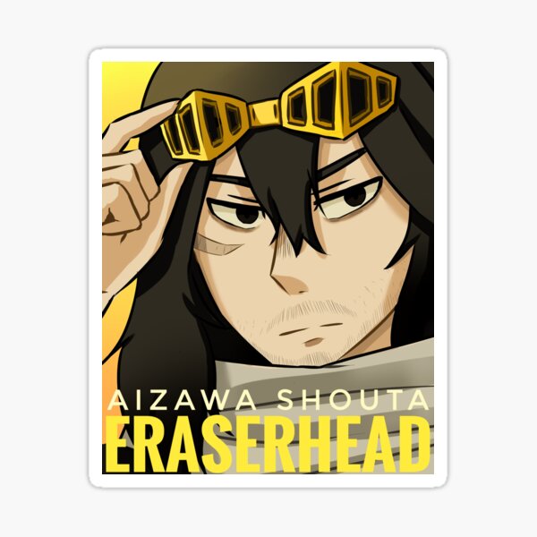 Aizawa Shouta Eraserhead Mha Sticker For Sale By Malak Al Deen