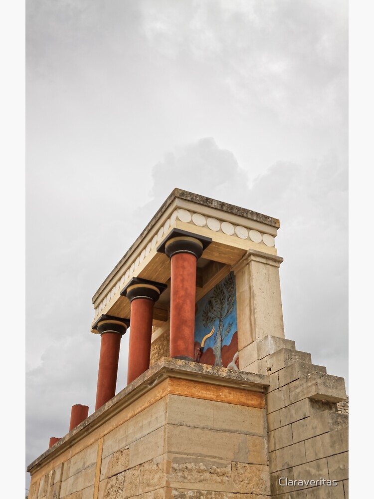 Pegatina El Palacio De Knossos Minotauro O Laberinto Restaurado