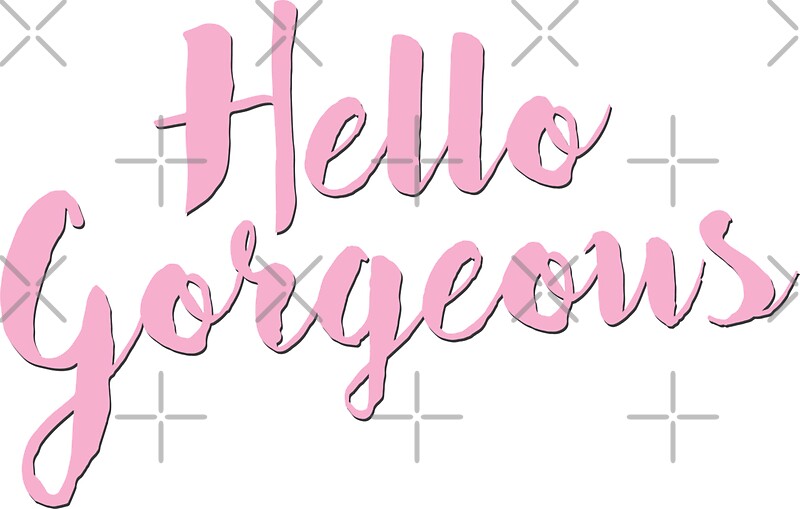 "Hello Stickers by Designs111 Redbubble